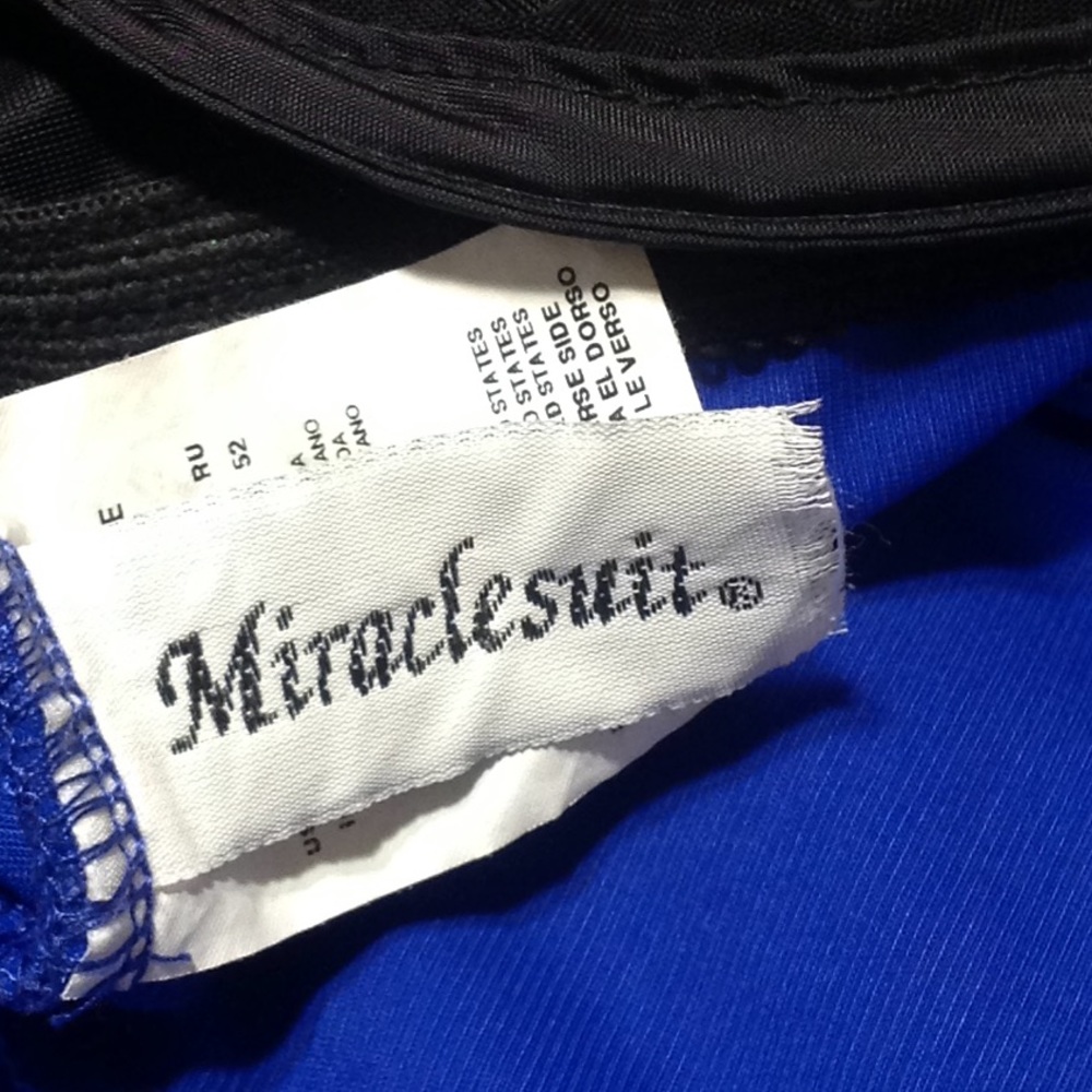 Miraclesuit Solid Oceanus Royal Blue Swimwear - image 6